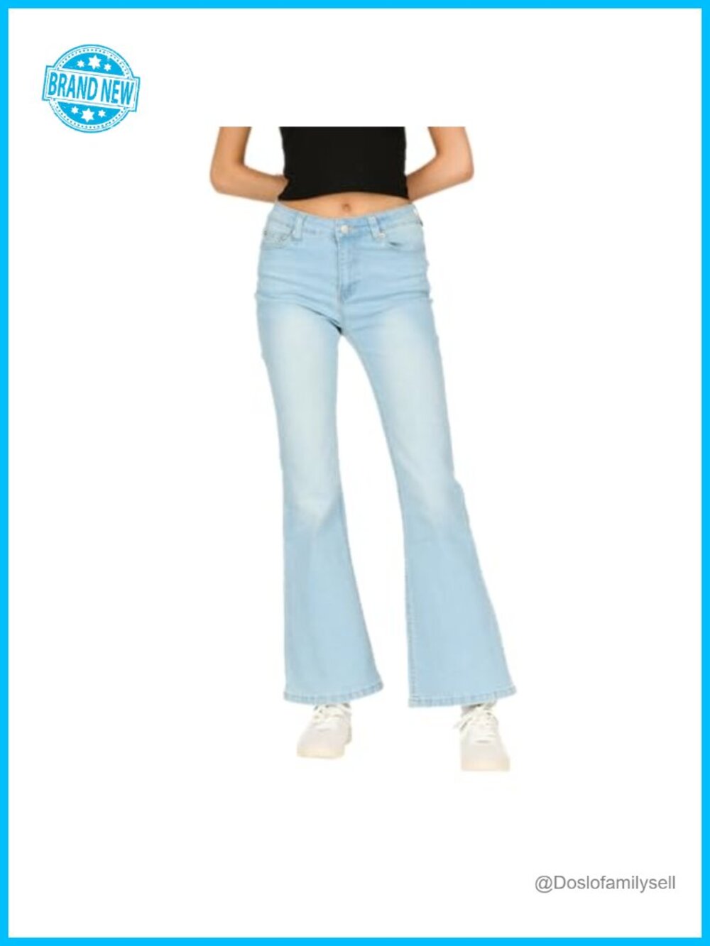 Forever 21 High Rise Flare Stretch Jeans Slim Fit Y2K Retro